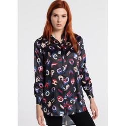 CAMISA LARGA CROSSWORD WOMAN