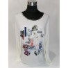 CAMISETA CUELLO PLATEADO